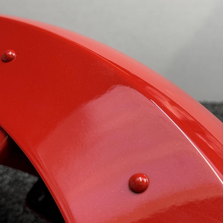 Indian Scout front fender / mudguard in slingshot red